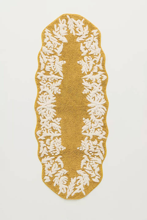 Anthropologie — Tapis de bain capitonné Geraldine