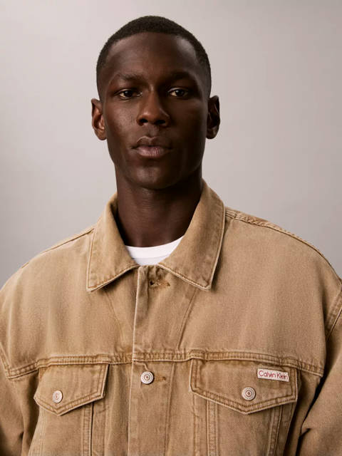 Calvin Klein — Veste trucker en jean 90's