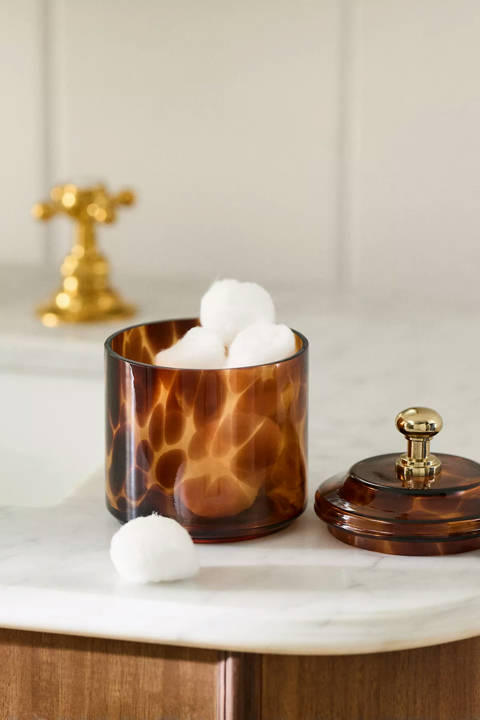 Anthropologie — Boîte de bain écaille de tortue Rumi