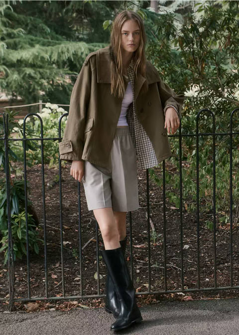 Mango — Bottes hautes cuir