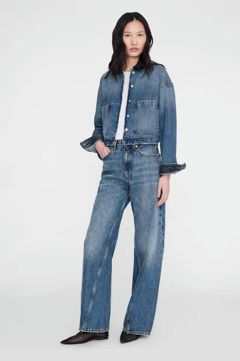 Anine Bing — Yuma Jacket - Cabana Blue