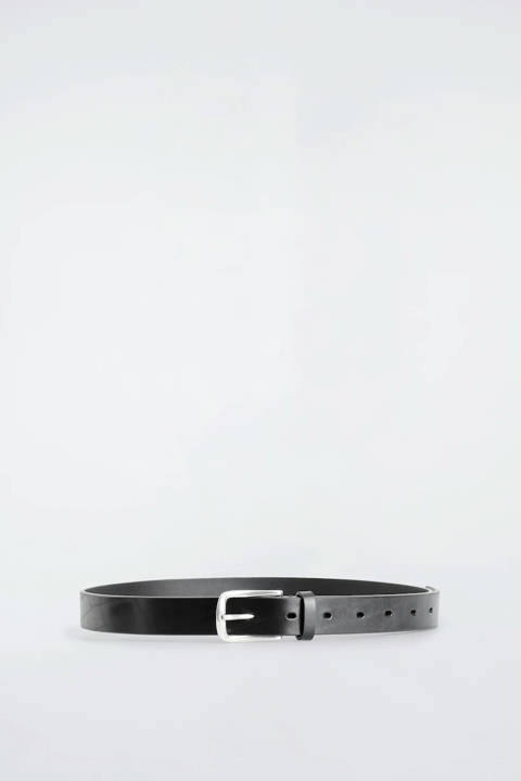 COS — Ceinture en cuir à boucle carrée