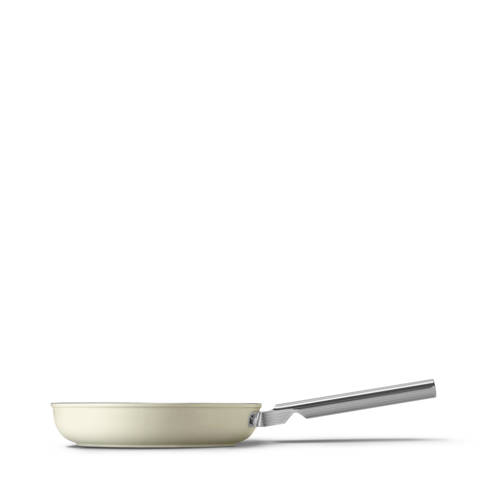 Smeg — Poêle antiadhésive Ustensiles de cuisson, Crème Esthétique Années 50