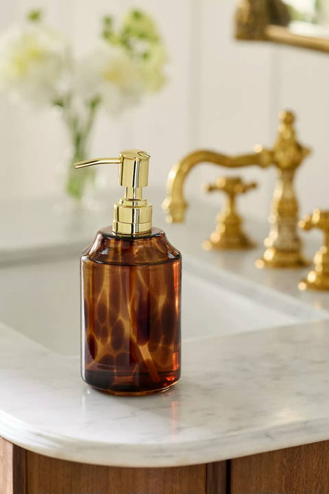 Anthropologie — Distributeur de savon Rumi en écaille de tortue