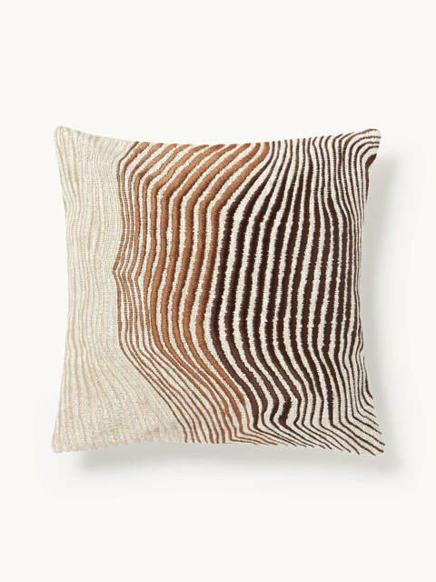 Westwing — Housse de coussin 45x45 avec lignes abstraites Thea