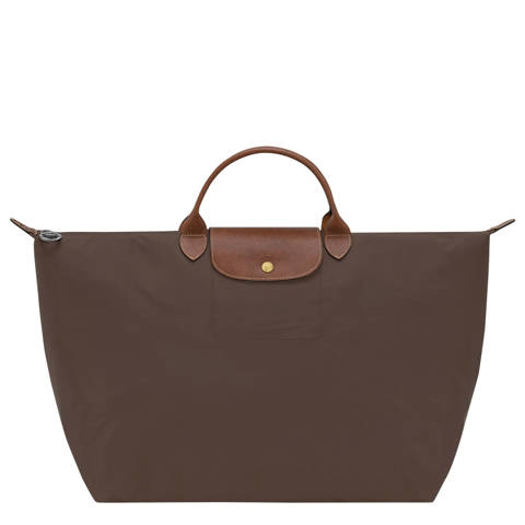 Longchamp — Sac de voyage L Le Pliage Original – Toile recyclée - Moka