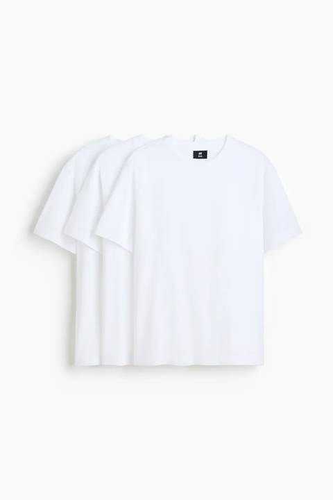 H&M — Lot de 3 T-shirts Regular Fit