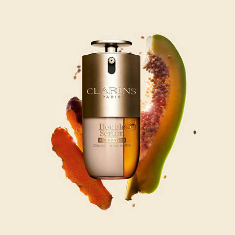 Clarins — DOUBLE SERUM FOND DE TEINT - Fond de Teint Sérum Éclat et Hybride – 30 ml