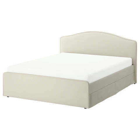 IKEA — RAMNEFJÄLL – Cadre de lit matelassé, 140x200 cm