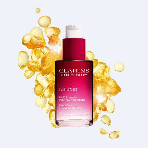 Clarins — L'Elixir – Huile Capillaire Nourrissante - Anti‑frisottis & Brillance – 50 ml