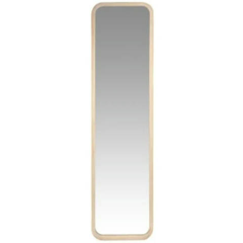 Maisons du Monde — Grand miroir sur pied en bois de paulownia, 40x160 cm Soft Mood