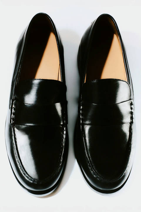 COS — Mocassins en cuir