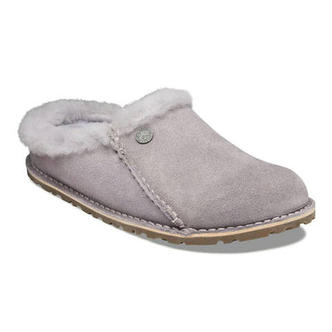 Birkenstock — Zermatt Premium Shearling Suede Leather – Lavender Sky