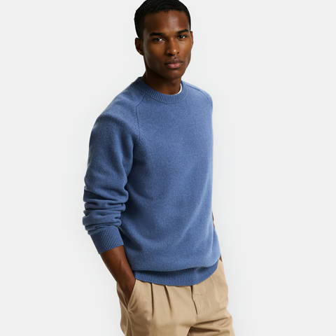 La Redoute Collections — Pull col rond lambswool, made in Europe