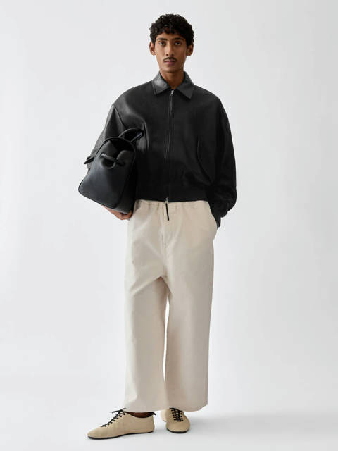 Jacquemus — Le bomber Losange cuir
