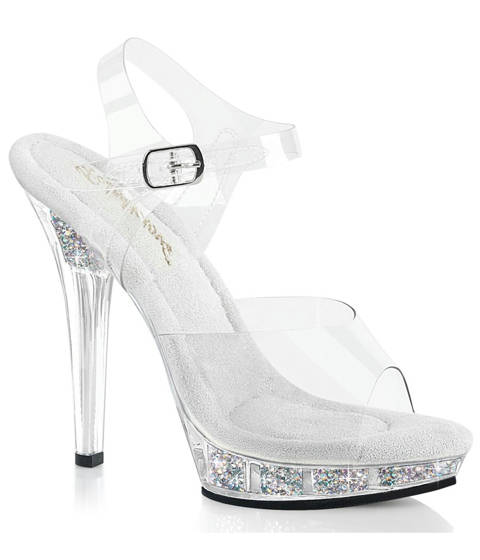Fabulicious — Sandales Transparentes Strass Fabulicious LIP-108RSI