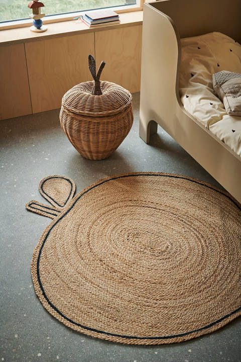 Anthropologie — Tapis en jute pomme Ferm Living