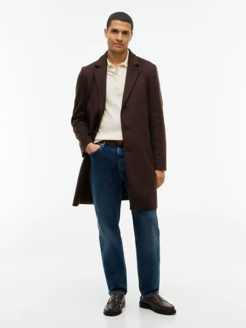 Tommy Hilfiger — Manteau New York Label en laine mélangée