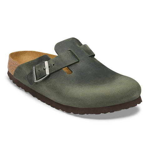 Birkenstock — Boston Natural Leather Oiled – Thyme