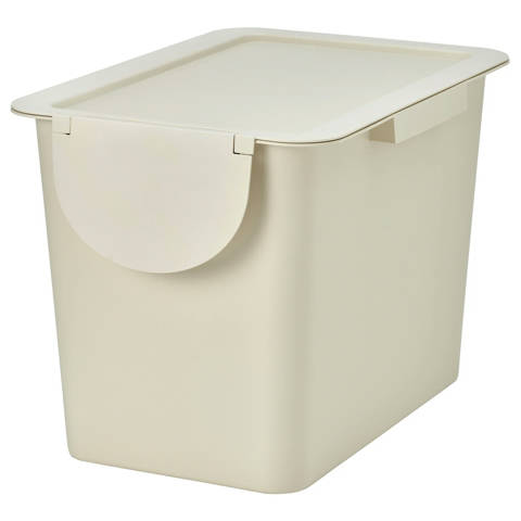IKEA — TRÖSKNING – Poubelle avec couvercle, 25 l