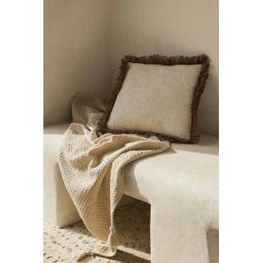 Sklum — Coussin carré 45x45 cm coton Paraiba
