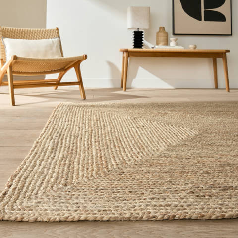 La Redoute Interieurs — Tapis en jute tressé à la main, AFTAS