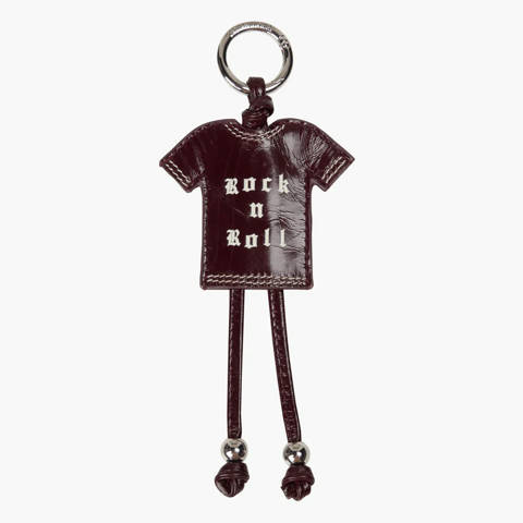 ZADIG&VOLTAIRE — Porte-clés tee-shirt en cuir keyring ZADIG&VOLTAIRE