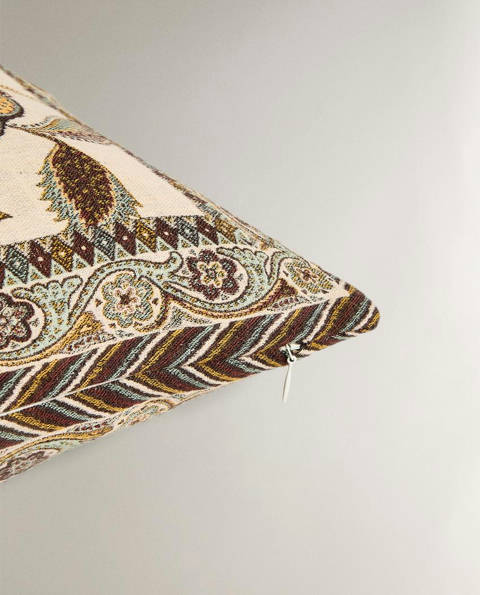 Zara Home — Housse de coussin jacquard