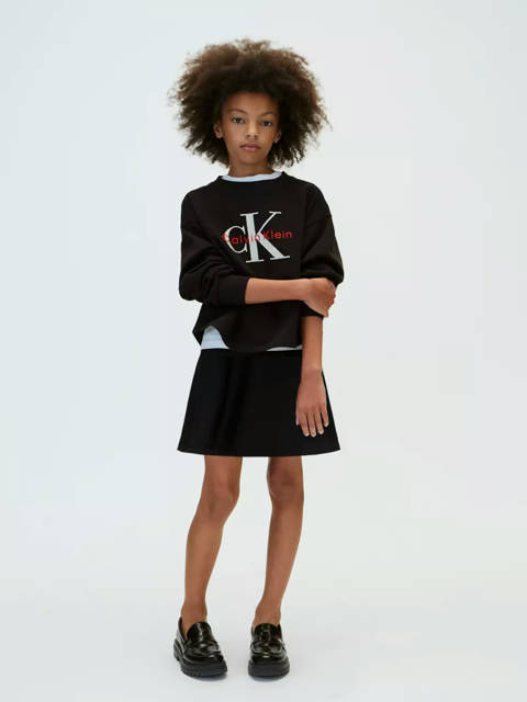Calvin Klein — Sweat-shirt avec logo emblématique pour enfant