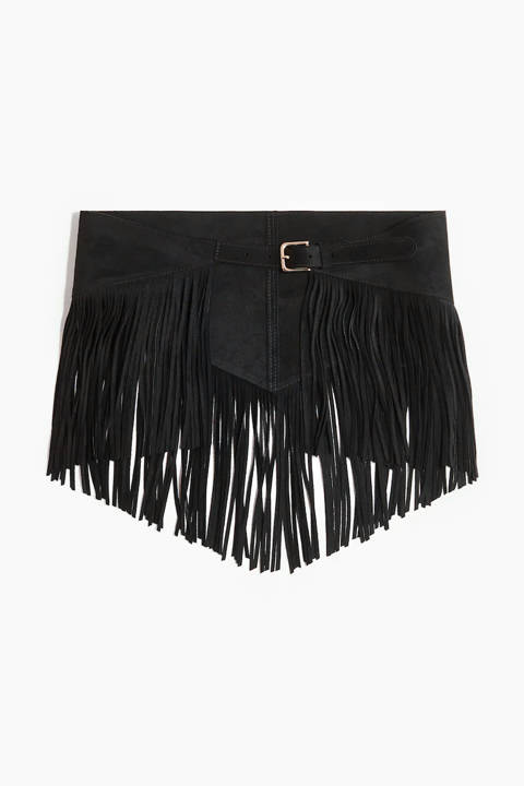 H&M — Ceinture frangée