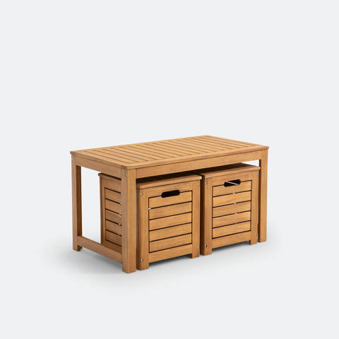 La Redoute Interieurs — Banc et coffres de jardin en acacia, Garden