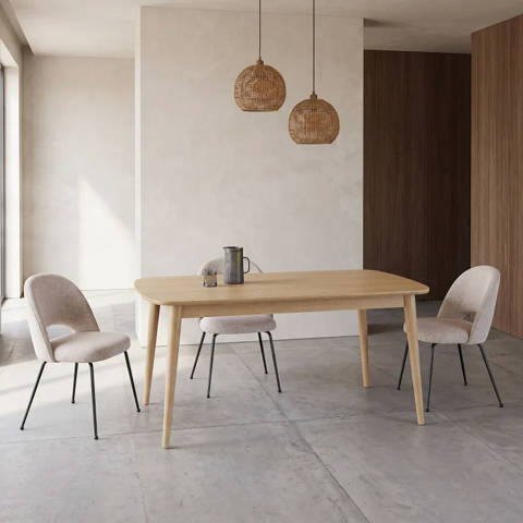 Maisons du Monde — Table à manger extensible, L160/230 cm Bronx