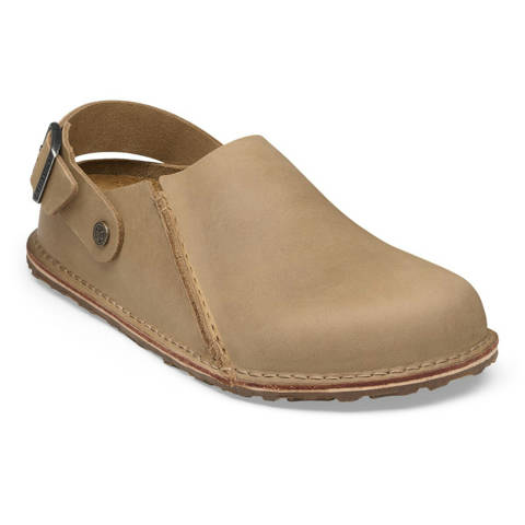 Birkenstock — Lutry Premium Wider Strap Natural Leather Oiled – Tobacco Brown