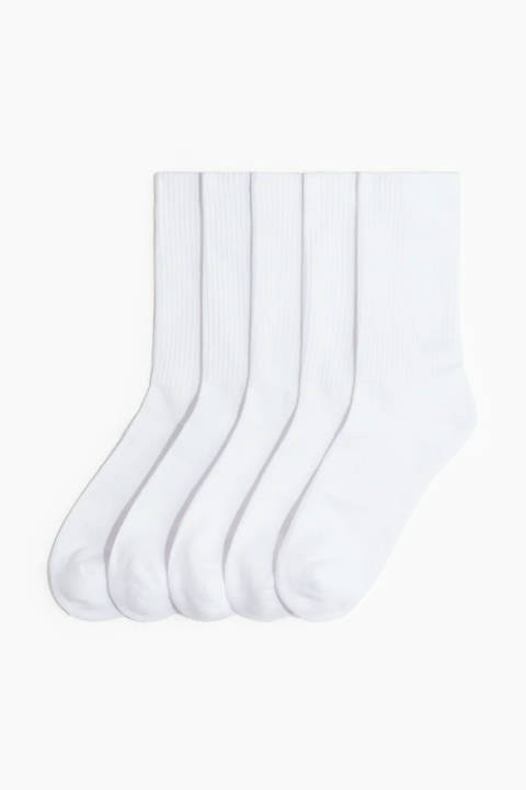 H&M — Lot de 5 paires de chaussettes Lycra®