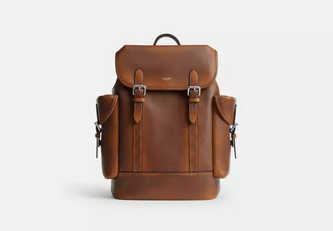 Coach — Coach Sac à dos Hitch en cuir Loved