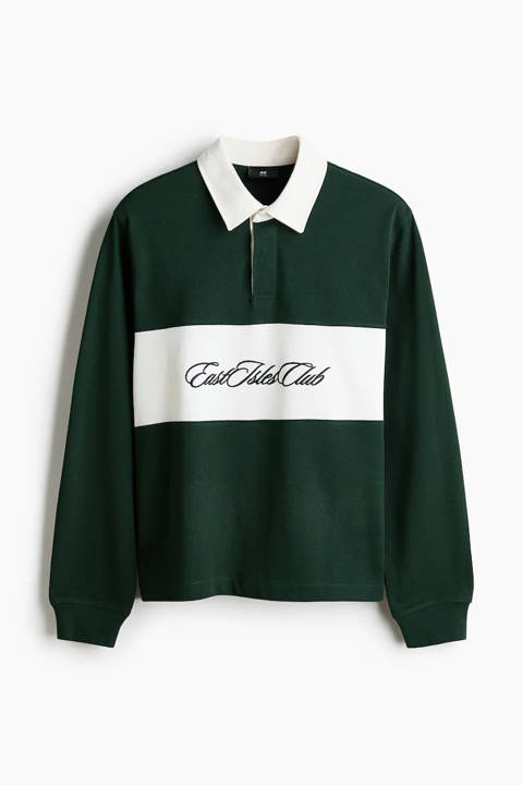 H&M — Polo de rugby Regular Fit en coton