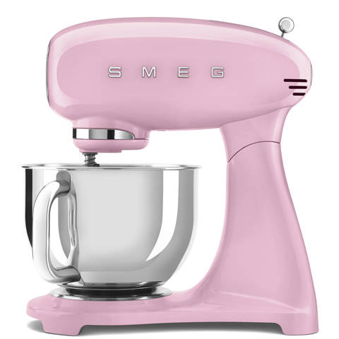 Smeg — Robot pâtissier Rose Esthétique Années 50 SMF05PKEU