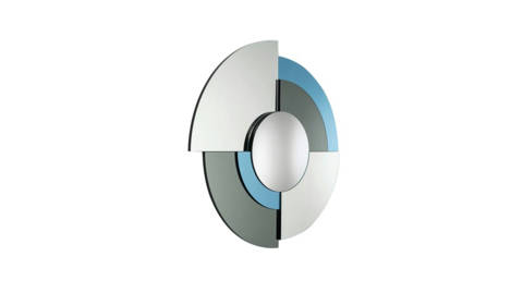 Roche Bobois — Merlin – Miroir - bleu