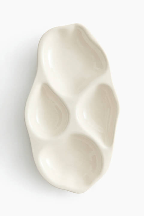 H&M Home — Grande assiette de service en terre cuite