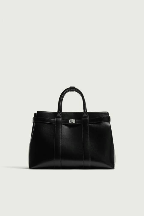 Zara — Sac à main détail ceinture