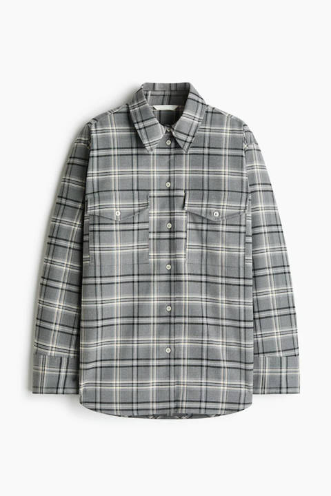 H&M — Chemise oversize en flanelle