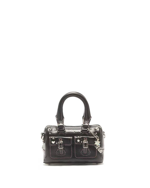 Dr. Martens — Mini Sac en Cuir Milled Gloss à Anse Supérieure