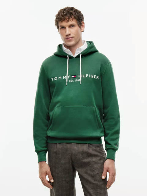 Tommy Hilfiger — Sweat à capuche en molleton à cordon et logo