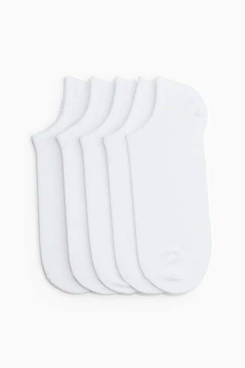 H&M — Lot de 5 paires de chaussettes invisibles Lycra®