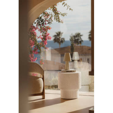 Sklum — Table d'appoint ronde Ø45 cm en ciment Selara