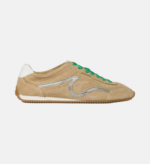 Sandro — Sneakers Light Wave en cuir suède
