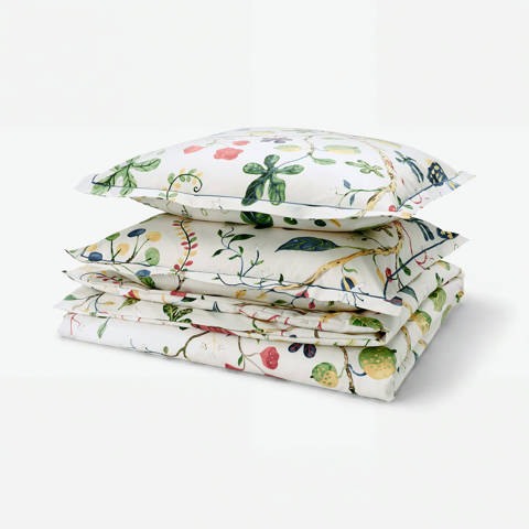 IKEA — KRONBUSKE – Housse de couette et 2 taies, 240x220/65x65 cm