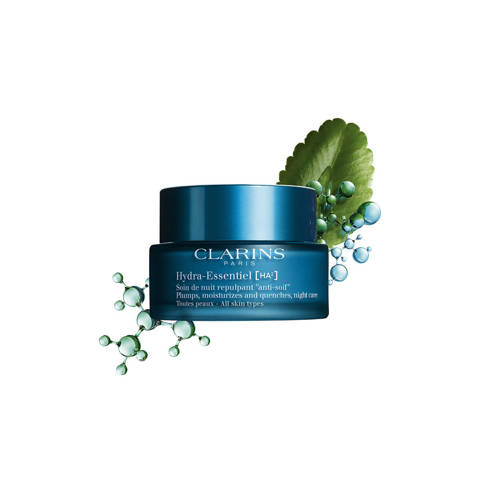 Clarins — Crème de Nuit Hydratante formulée à l'Acide Hyaluronique - Hydra-Essentiel – 50 ml